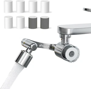 Splash-proof Sink Faucet Extender with Filter, Certified Reduce 99% Chlorine, 10 - Picture 1 of 6