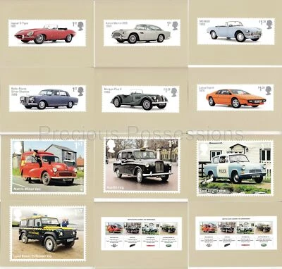 GB POSTCARDS PHQ CARDS USED REAR FDI 2013 AUTO LEGENDS PACK 380 - Image 1 of 2