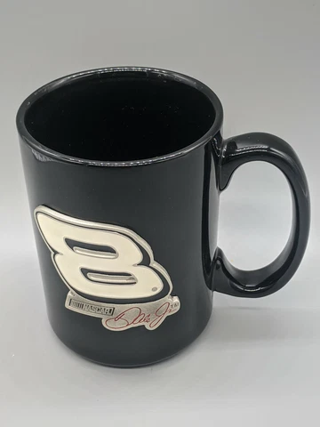Dale Earnhardt Jr #8 NASCAR Ceramic Coffee MUG With Handle-Black-Free Shipping Cover