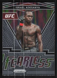 2022 Panini Prizm UFC #1 Israel Adesanya Card TCCCX - Picture 1 of 2