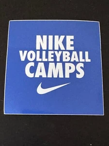 Brand New Nike Volleyball Camps Sticker Blue/White - Picture 1 of 1