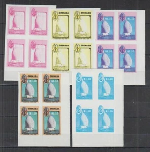 4x Grenada - MNH - Transport - Boats - America's Cup - Imperf - Colour Proof - Picture 1 of 1