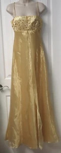 Vintage FIESTA sleeveless evening prom dress size M (USA) - Picture 1 of 7