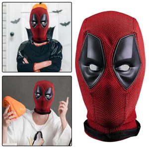 Halloween Carnival Cosplay Deadpool Costume Mask Superhero Cosplay Knitted UK - Picture 1 of 10
