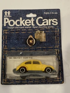 Vintage Toy Volkswagen Pocket Cars F10-1 Super Bug - Picture 1 of 3