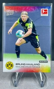 2021 Topps ERLING HAALAND Hits 50 for BVB Bundesliga #172 NEW NORWAY BVB - Picture 1 of 2