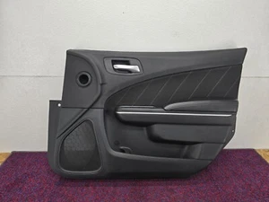 DODGE CHARGER R/T 392 15-19 FRONT RIGHT PASSENGER DOOR CARD PANEL COVER CLOTH - Picture 1 of 11