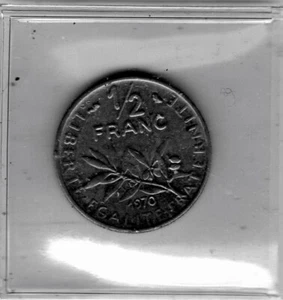 France: 1/2 Franc 1970 - Picture 1 of 2