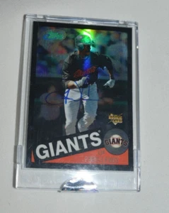 2007 ETOPPS FRED LEWIS OUTFIELD GIANTS ROOKIE CARD #37 AUTOGRAPHED CARD 050/749 - Picture 1 of 4