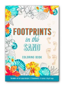 COLORING BOOK: Footprints in the Sand (Paperback) - Picture 1 of 8