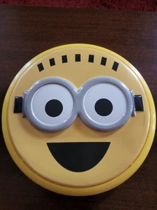 Yellow Despicable Me Frisbee Mineez Smiley with Glasses Emoji Ships Same Day - Picture 1 of 2