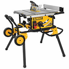 DeWalt DWE7491RS 10" 32-1/2" Rip Capacity Jobsite Table Saw with Rolling Stand