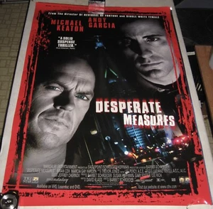 Vintage MICHAEL KEATON & ANDY GARCIA MISURE DISPERATE 1997 POSTER FILM 27" X 40" - Foto 1 di 2