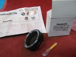 NEW Panasonic WV-AD16A C-Mount Lens Adaptor w/ WV-LT22 Adaptor for NIKON Cameras