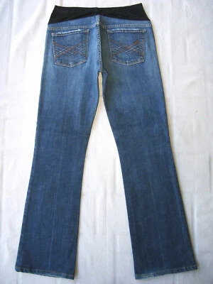 Citizens of Humanity Maternity Bootcut Jeans Sz 31 Blue Distressed+Stretch L30.5 - Image 1 of 4