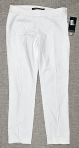 Lauren Ralph Lauren Pants Womens Size 2 Chic Cream Satin Trousers NWT MSRP $119 - Picture 1 of 6
