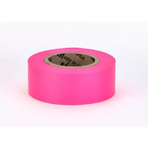 1-3/16 In. X150 Ft. Glo-Pink Surveyor Grade ULTRA Flagging Tape (Pack of 24) - Picture 1 of 12