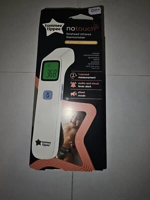 Termometro Tommee Tippee NoTouch fronte infrarossa digitale bambino 1s lettura istantanea - Immagine 1 di 3