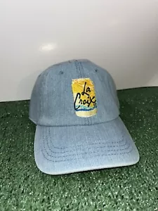 La Croix Denim Hat Cap Strap Back Blue #LiveLaCroix Adjustable - Picture 1 of 6