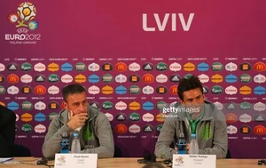 Euro 2012 Player Issue Nike FPF Portugal Training Jacket Shirt Match Worn Large - Picture 1 of 9