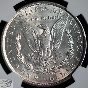 1886 Morgan Silver Dollar, NGC MS62, Subtle Peripheral Toning, Free Ship, C6763 - Picture 1 of 6