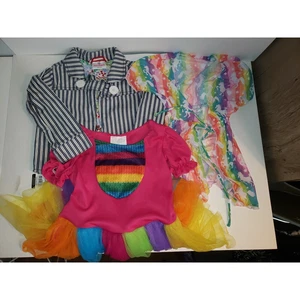 Hanna Anderson Jacket, Rainbow Tutu Dress, Unicorn Cover Up Girls 4T - Picture 1 of 6