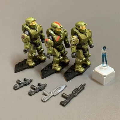 4 New MEGA Construx Halo Bloks Red TEAM WARTHOG RESCUE SERINA ai Figure HHC38 #9 - Image 1 of 4