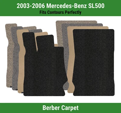 Tapetes carpete Lloyd Berber primeira fila para 2003-2006 Mercedes-Benz SL500  - Imagem 1 de 4