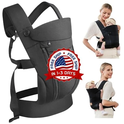 Portabebés Ergonómico De 0-12 Meses Para Bebé Canguro Bolso Frontal Niños NUEVO. - Изображение 1 из 4