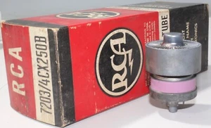 Nos Neu im Karton RCA 4CX250B 7203 Amateurfunk Sendestromröhre - Bild 1 von 6