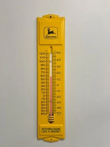 VTG John Deere advertising thermometer 1970's Metal USA - Foto 1 di 5