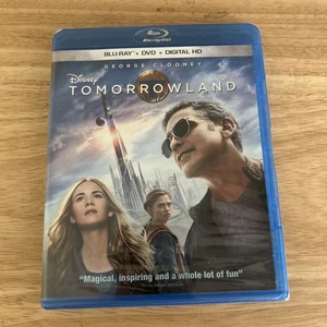 Tomorrowland (Blu-ray/DVD, Digital) NEW Authentic Disney US Release - Picture 1 of 5