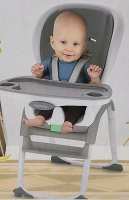 NEW Ingenuity - Full Course 6-in-1 High Chair - 6m-5y - Damaged Box - Image 1 of 4