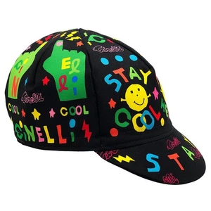 Cinelli Cycling Cap, Binkow Art, Stay Cool, Black - Picture 1 of 1