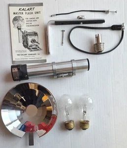 Flash Kalart Master vintage per fotocamera Kodak Synchro-Shutters NON testato con scatola - Foto 1 di 18