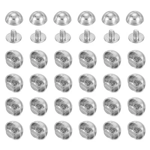 13/16 Zoll Kuppel-Spike-Nieten, 100 Sets, Pilz-Nagelkopf-Nieten mit rundem Kopf - Bild 1 von 7