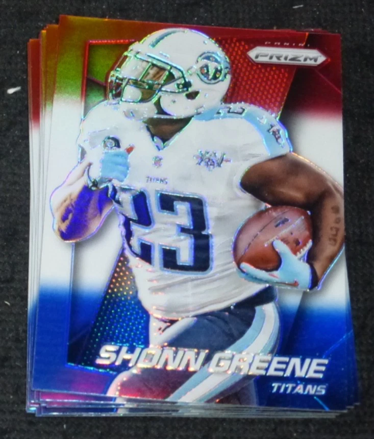 2014 PANINI PRIZM FOOTBALL RED WHITE BLUE RWB REFRACTOR~ SHONN GREENE #122 - Image 1 of 1