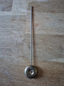 Antique French Clock Pendulum 24cm Long 65grams 35mm Diameter Bob A51 - Foto 1 di 8