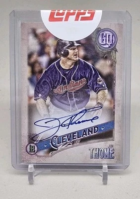 Jim Thome 2018 Topps Gypsy Queen - En tarjeta autógrafa #GOA-JT - Indians HOF Foto 1 de 3