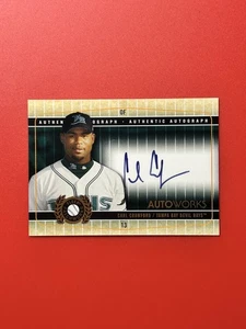 2005 Fleer Patchworks Carl Crawford Autoworks Auto #99/175 Tampa Bay Devil Rays - Bild 1 von 2