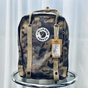 NEW! Fjallraven Classic Backpack 16L - Camouflage Camo - New with Tags - Picture 1 of 4
