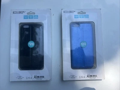 Funda Protectora Accellorize para Teléfono iPhone 6 - Lote Tecnología Retro D Azul Negro Foto 1 de 4