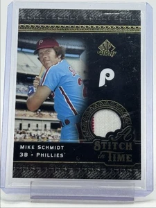 MIKE SCHMIDT 2007 UD SP LEGENDARY CUTS A STITCH IN TIME PATCH Q5476 - Picture 1 of 2