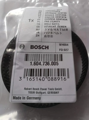 Original BOSCH® 1604736005 Zahnriemen PBS75E 0603270703, BOSCH PBS75 0603270003