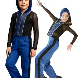 I Never Knew Adult Medium Dance Costume Long Hip Hop Pants Hooded Jacket Bra Top - Picture 1 of 4