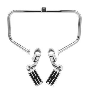 Fit For Harley Road Glide King 97-08 Engine Crash Highway Bar Guard & Foot Pegs - Picture 1 of 13