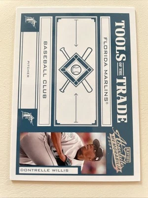 Absolute Memorabilia Tools of the Trade 2004 verde #TT43 Dontrelle Willis/150 Foto 1 de 2