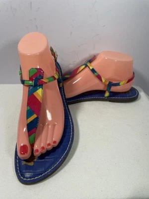 Sam Edelman GIGI Multicolor Thong Sandals Size 8.5 M Foto 1 de 4