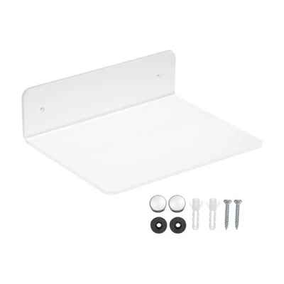 Acrylic Floating Shelf, 7.87x5.91 Inch Floating Wall Mounted Shelves Transparent - Image 1 of 4