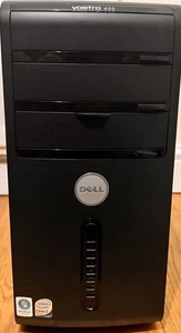 RETRO DELL VOSTRO 400 WINDOWS XP QUAD-CORE GAMING PC COMPUTER DESKTOP TOWER - Picture 1 of 6
